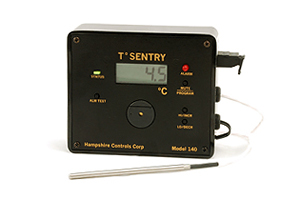 Model T Sentry 140 is a Single Sensor Temperature Monitor with Alert Condition Indication and Can Integrate with Our Ethernet Network Data Logging Software Option.