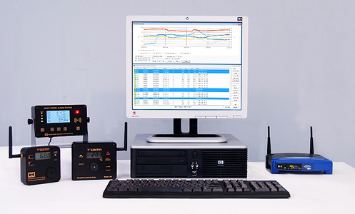 Sensor-Based Monitoring & Alarm Systems Integrated into the T Sentry ALERT Monitoring System Data Logging Software.