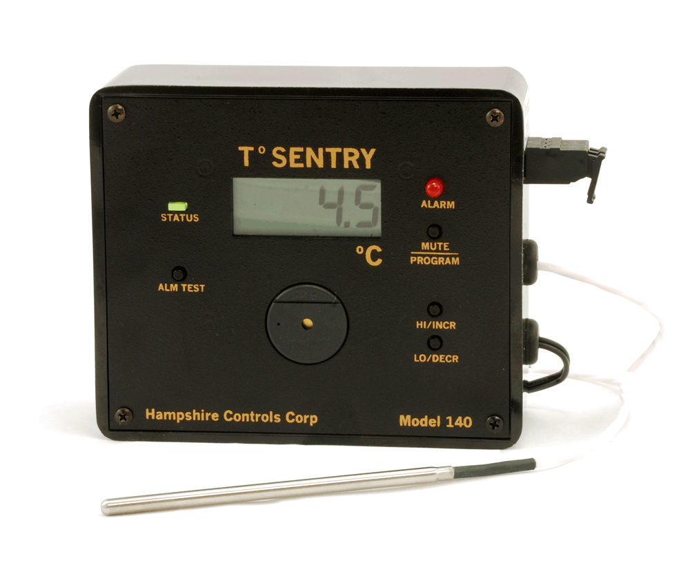 Calibratable Data Logging Temperature-Humidity Monitor with Jumbo LED  Display and Remote Probe